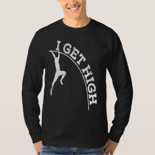 Camiseta Salto com Vara Salto com Vara Divertido Atletismo