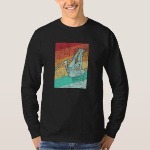 Camiseta Salto com Vara Vintage Retro