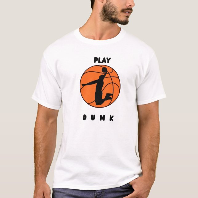 Camiseta Salto de basquetebol em negrito _ Colar T-Shirt Du (Frente)