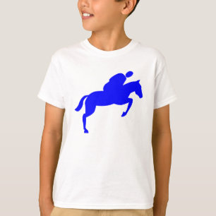 Camiseta Salto de Cavalo - Azul
