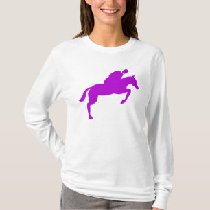 Camiseta Salto de Cavalo - Roxo