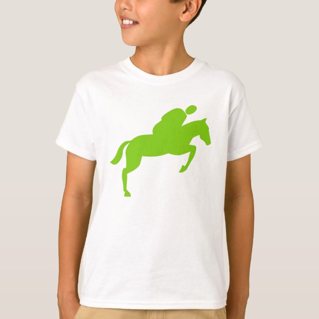 Camiseta Salto de Cavalo - Verde Marciano (Frente)