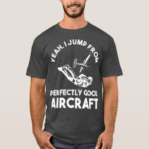 Camiseta Salto de Cotação Design de Paraquedas Perfeito par