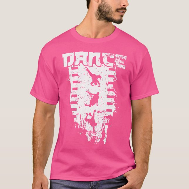 Camiseta Salto De Dança De Breakdance E Funk (Frente)