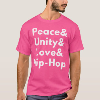 Camiseta Salto de Dica de Amor da Paz Unity
