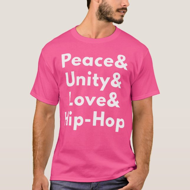 Camiseta Salto de Dica de Amor da Paz Unity (Frente)