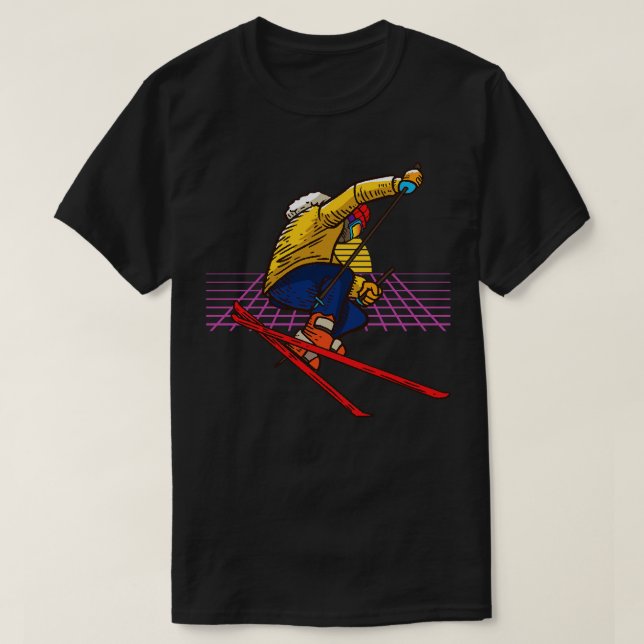 Camiseta Salto de Esqui (Frente do Design)