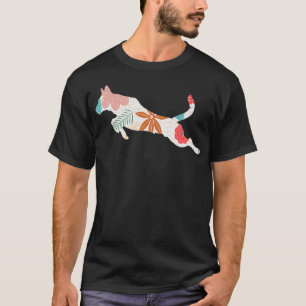 Camiseta Salto de Formação de Polícia de Cão Malinois Belga