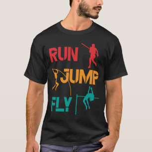 Camiseta Salto de Garotas em Corrida Saltando