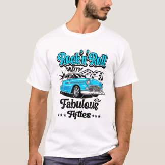 Camiseta Salto De Meia-50, Rock E Roll Greaser 1950S R