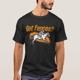 Camiseta Salto de Obstáculos Adora Cercas Ama Saltador Equi