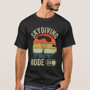 Camiseta Salto de Paraquedas Base Jumping Paraquedas  Modo 
