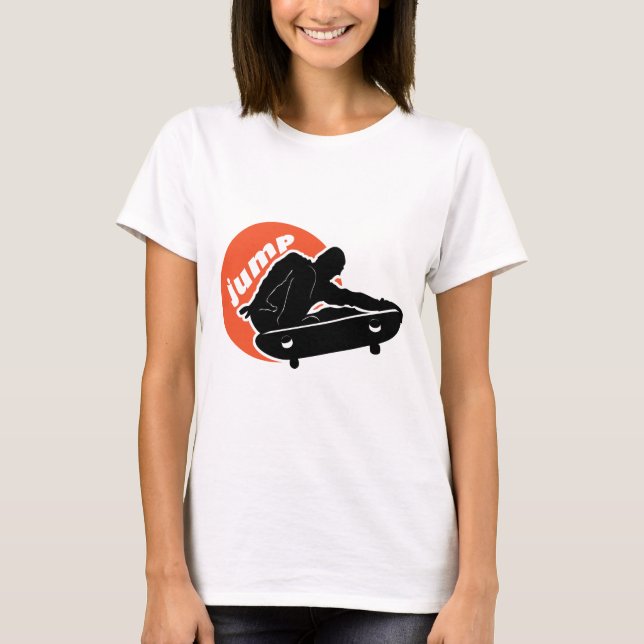 Camiseta Salto de skate (Frente)