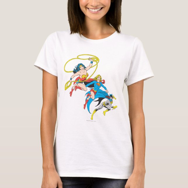 Camiseta Salto de Superheroínas (Frente)