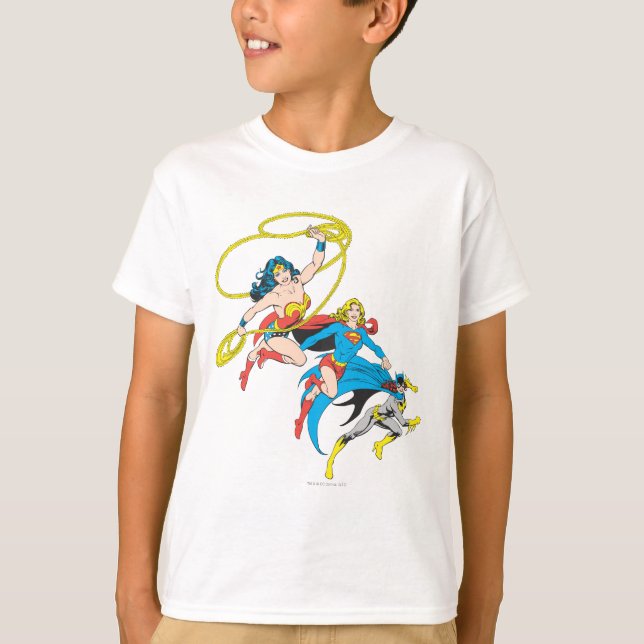Camiseta Salto de Superheroínas (Frente)