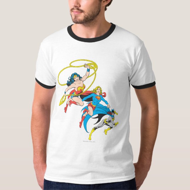 Camiseta Salto de Superheroínas (Frente)
