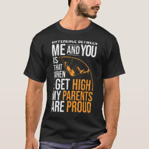 Camiseta Salto de vara de popa de poço de galeria P