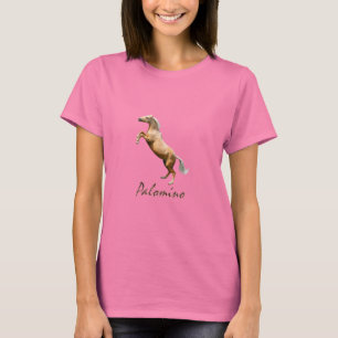 Camiseta Salto do cavalo do Palomino do t-shirt