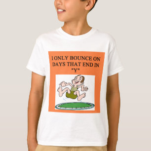 Camiseta salto do trampolim