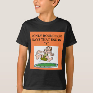 Camiseta salto do trampolim