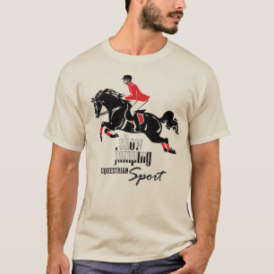 Camiseta salto equestre da mostra