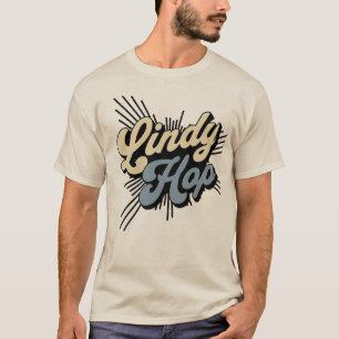 Camiseta Salto Lindy clássico, sopradores dançando