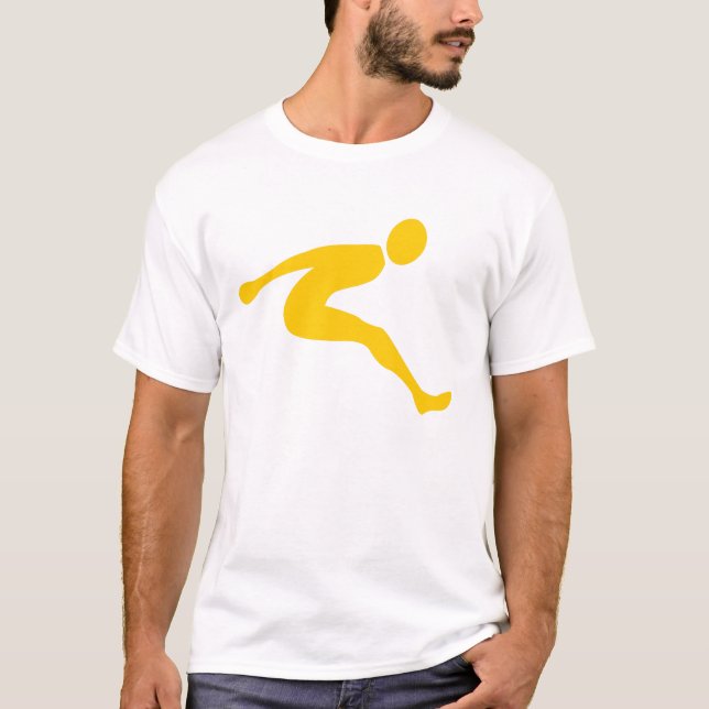 Camiseta Salto longo - âmbar (Frente)