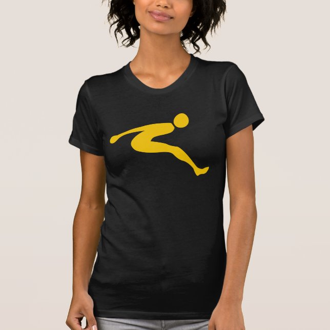 Camiseta Salto longo - âmbar (Frente)