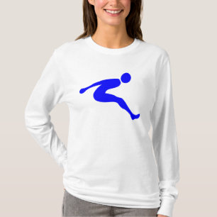 Camiseta Salto longo - azul