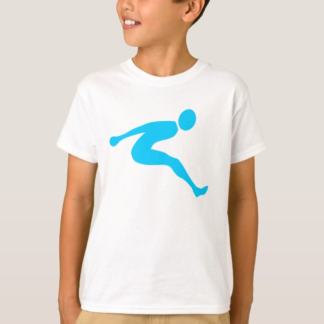 Camiseta Salto Longo - Azul Céu (Frente)