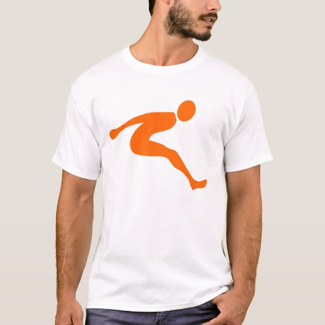 Camiseta Salto Longo - Laranja (Frente)