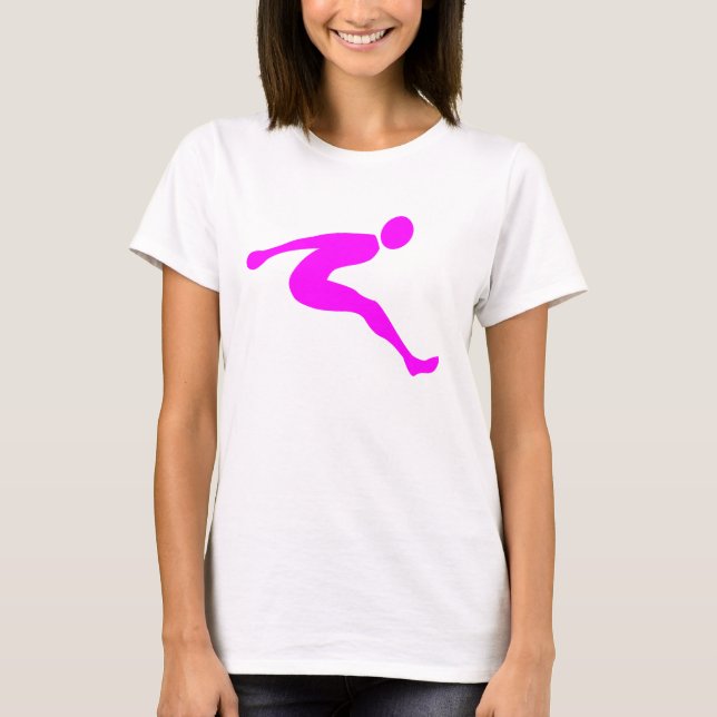 Camiseta Salto Longo - Magenta (Frente)
