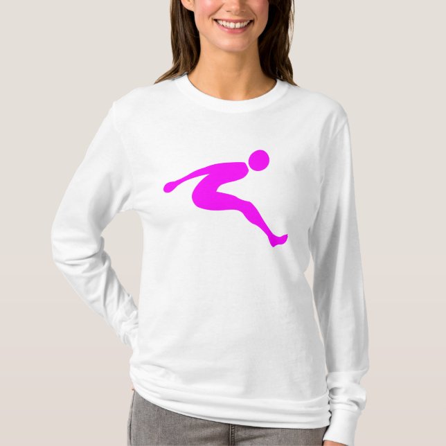 Camiseta Salto Longo - Magenta (Frente)