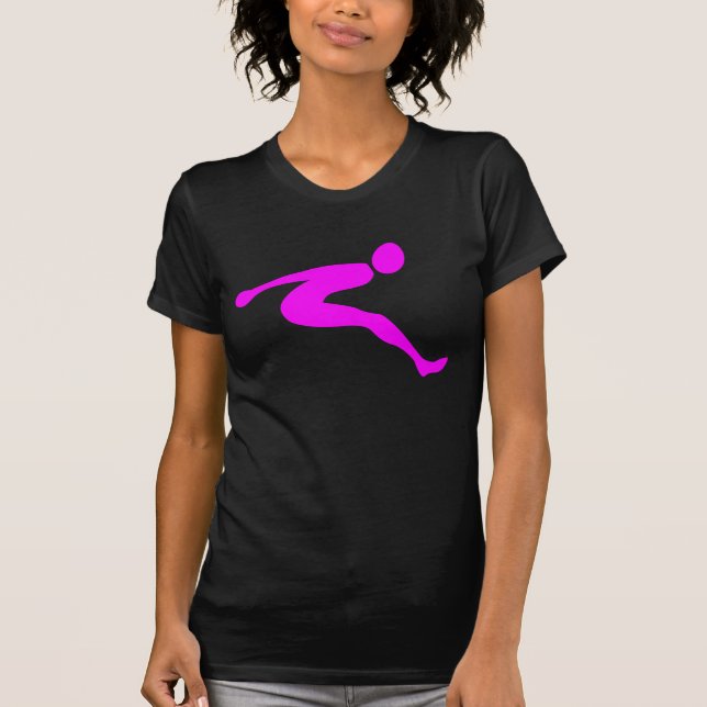 Camiseta Salto Longo - Magenta (Frente)