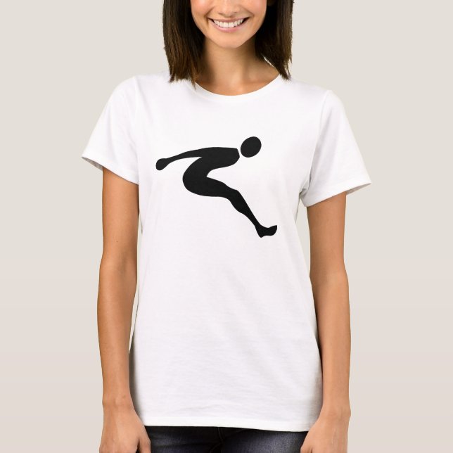 Camiseta Salto Longo - Preto (Frente)