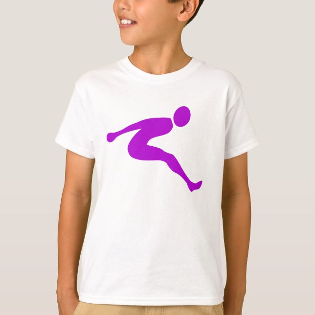Camiseta Salto Longo - Roxo (Frente)
