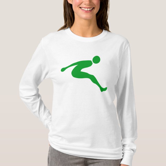 Camiseta Salto Longo - Verde Grass (Frente)