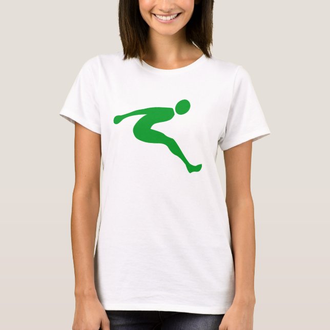 Camiseta Salto Longo - Verde Grass (Frente)