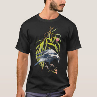 Camiseta Salto - Magpie australiano Eucalyptus Watercolor