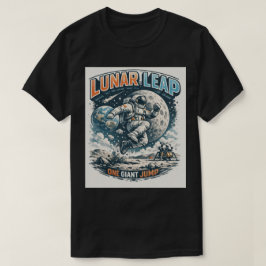 Camiseta Salto na Lua: Astronauta que Desafia a Gravidade