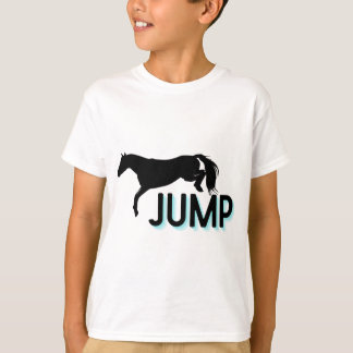Camiseta salto saltador cavalo equestre
