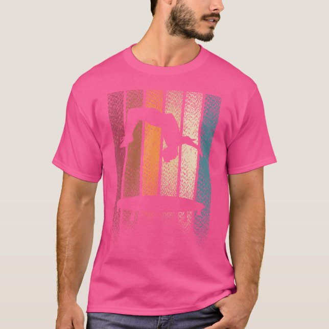 Camiseta Salto Trampolim Pulo Tumbling Retro (Frente)