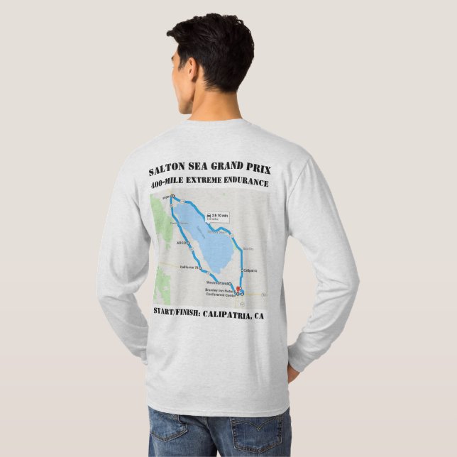 Camiseta Salton Sea G.P. 2019 (Parte Traseira Completa)