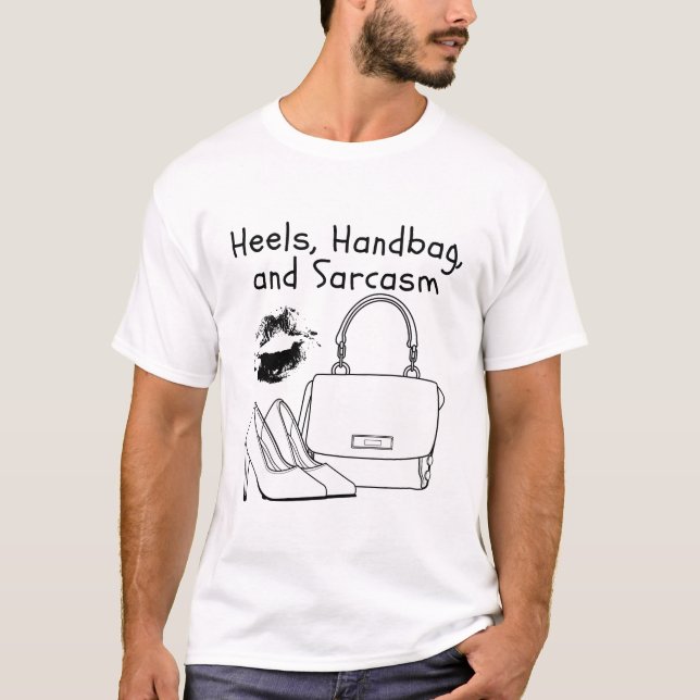 Camiseta Saltos, bolsa e sarcasmo (Frente)