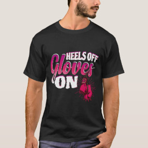 Camiseta Saltos de Luvas Calçadas Presente Divertido de Box