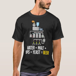 Camiseta Saltos De Malho De Água Levedura Cerveja De Febre