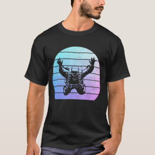 Camiseta Saltos de Paraquedas Antigo Paraquedista Esportes