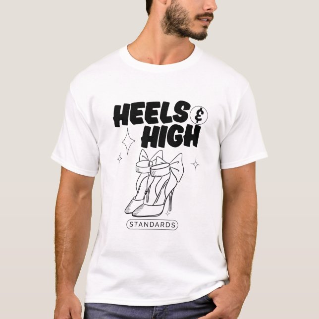 Camiseta Saltos e padrões elevados (Frente)