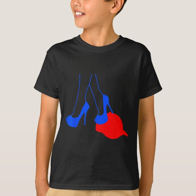 Camiseta Saltos Na Eleição Red Mega Hat 2024 (Frente)