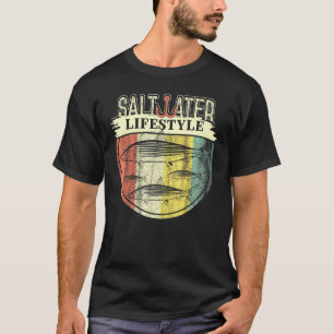 Camiseta Saltwater Pesca de Bonefish Esporte Jogo Pesca Pes